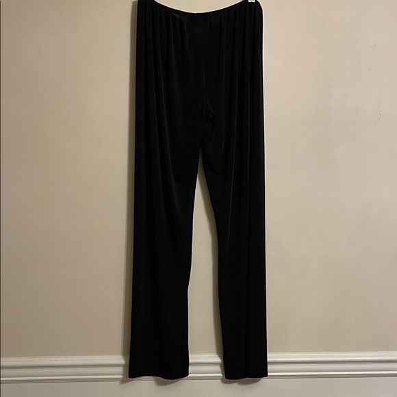 Chic Black Beach Coverup Pants - Picture 3 of 7